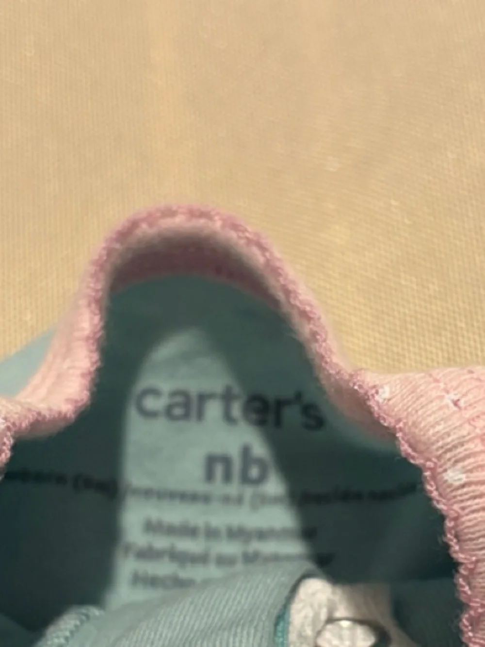 Carter's Baby One-Piece Footies in Green, Light Blue, Navy, Coral Pink, and Teal